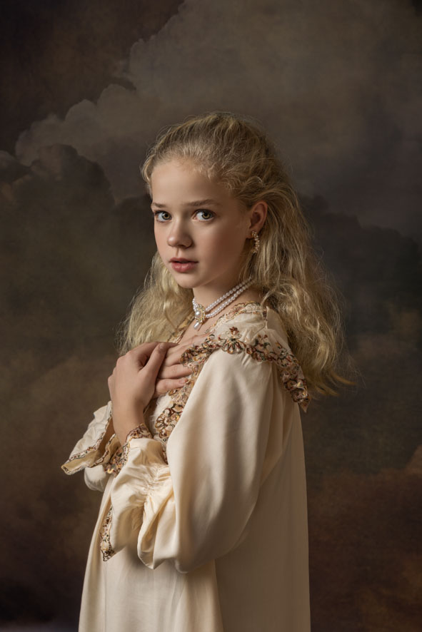 Linde tijdens een fine art portret shoot in Veldhoven