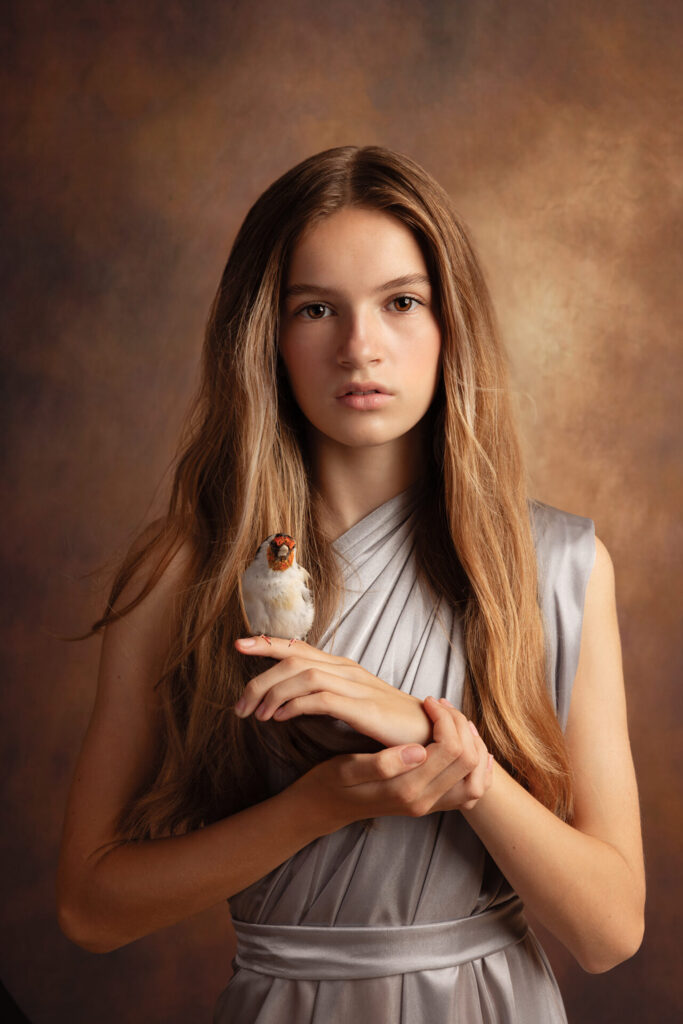 Fine art portret tijdens portretshoot